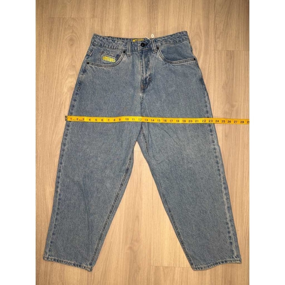 GORYUBI Baggy Jeans Womens 28 Light Wash Y2K Wide Leg Denim Pants - Picture 4 of 16